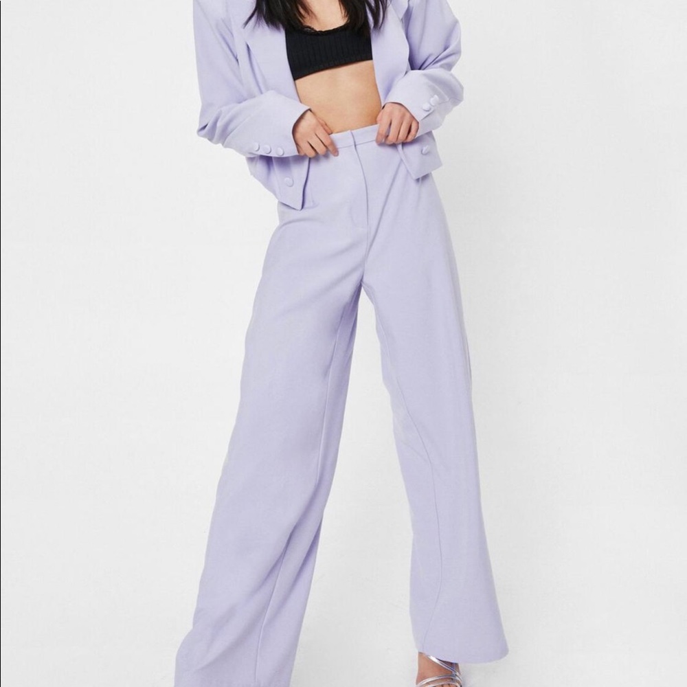 NWT Lilac High Waisted Trousers